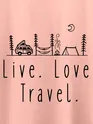 Live Love Travel Plus Size T shirts