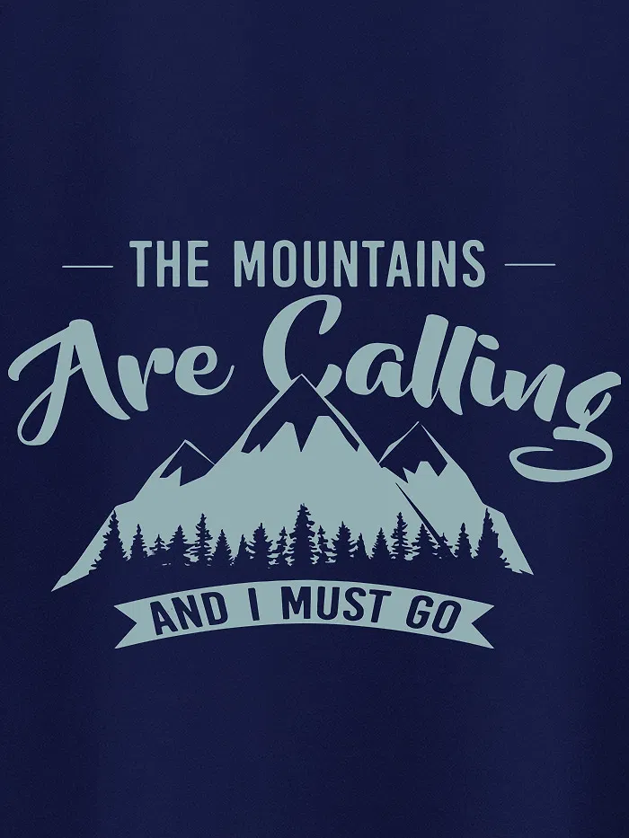 Mountains Are Calling Plus Size T shirts
