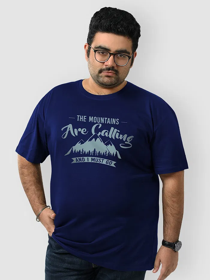 Mountains Are Calling Plus Size T shirts