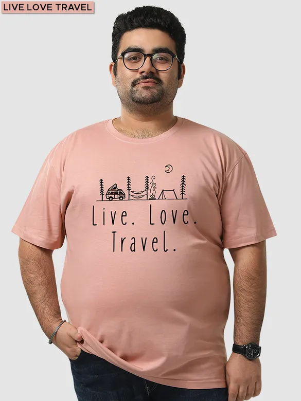 Pick Any 3 - Travel Printed Plus Size Combo T-Shirts