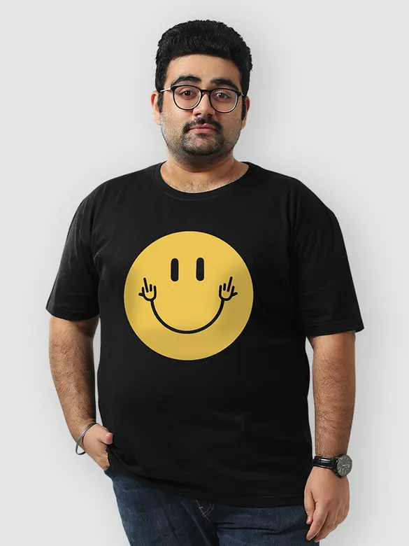 Smiley Plus Size T shirts