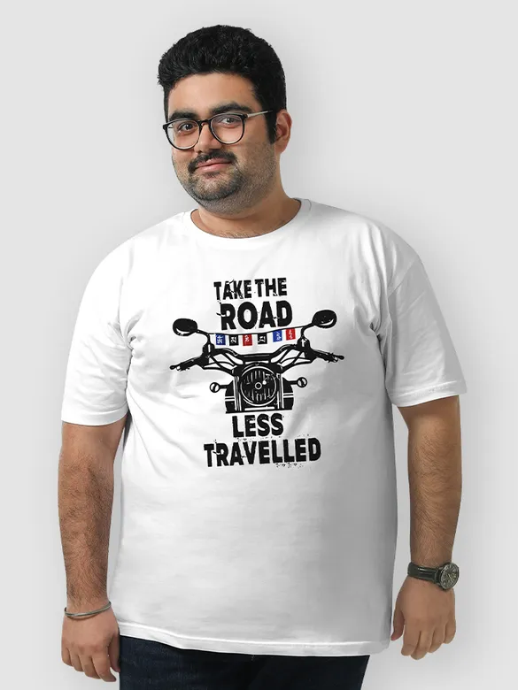 Take The Road Less Travelled Plus Size T shirts