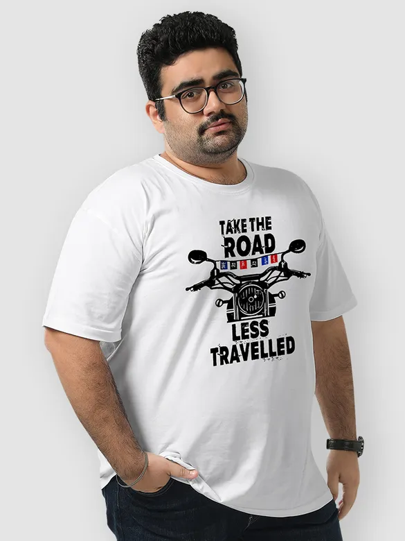 Take The Road Less Travelled Plus Size T shirts