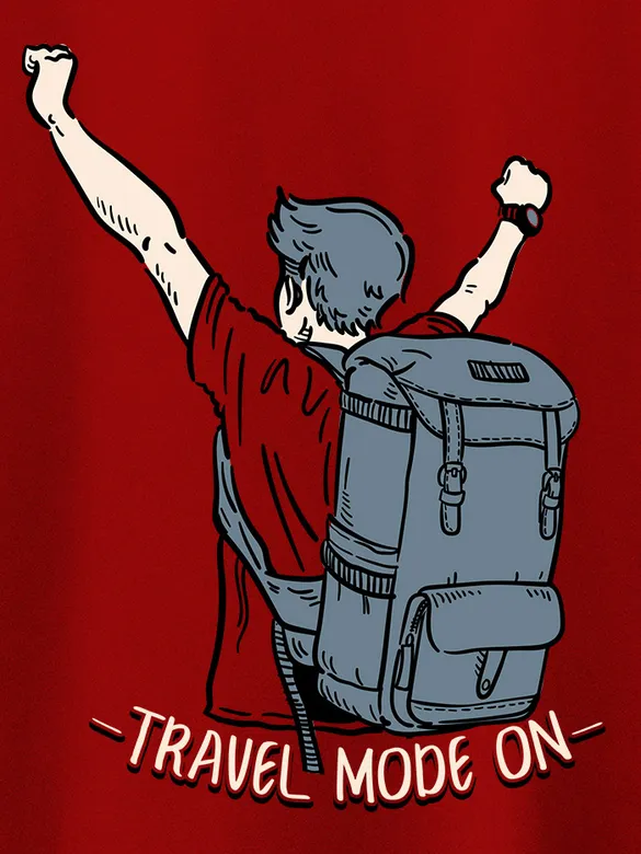 Travel Mode On Plus Size T shirts