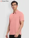 Pack of 3-Polo T-shirts Combo French Wine,Lush Green,Rose Pink