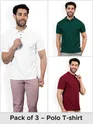 Pack of 3-Superior Elegancy Polo T-shirts Combo