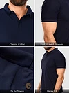 Pack of 3-Polo T-shirts Combo Navy Blue,French Wine,Melange Charcoal