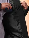 Black Lightweight Puffer Jacket for Men
