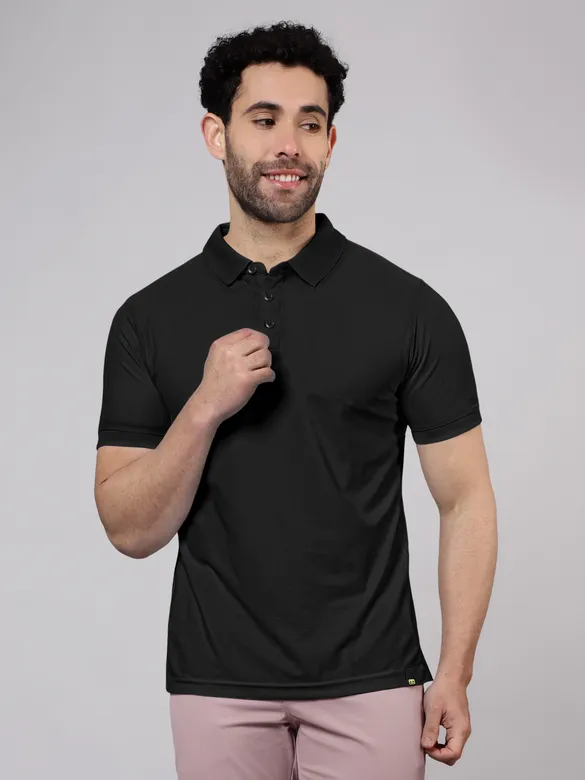 Bold Black Polo T-shirts