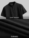 Bold Black Plus Size Polo T-shirt