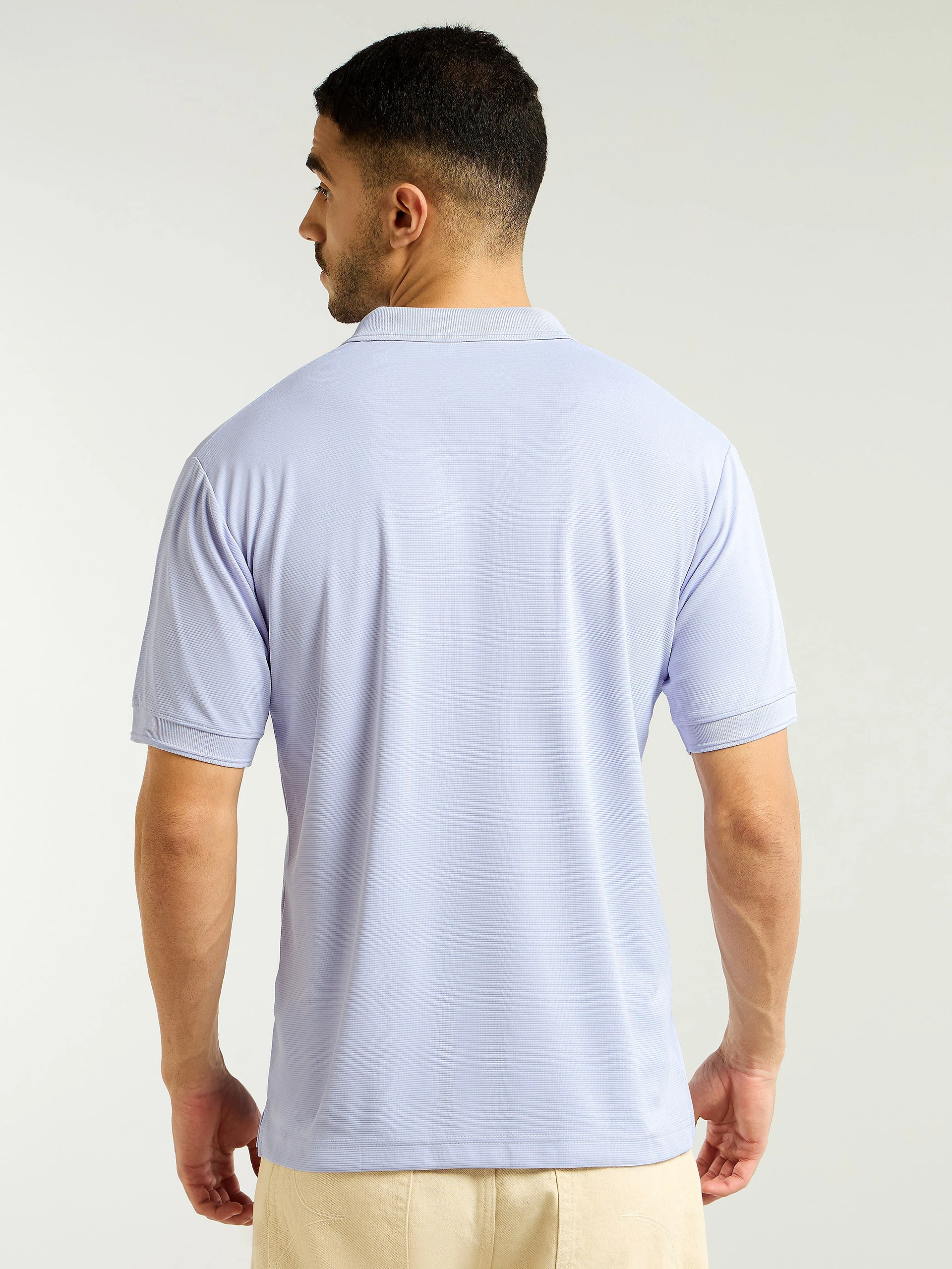 Lavender Mist Structured Polo T-Shirt