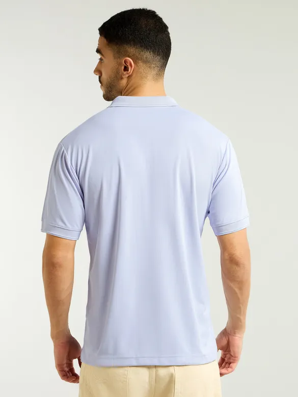 Lavender Mist Structured Polo T-Shirt