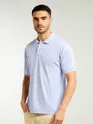 Lavender Mist Structured Polo T-Shirt