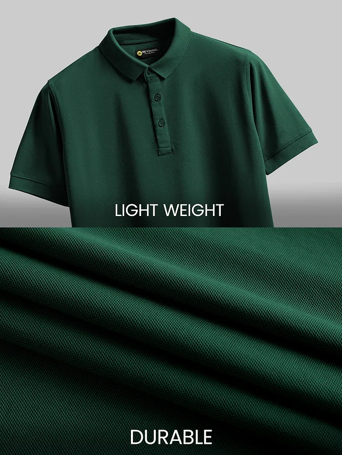 Green Polo T-Shirt For Men