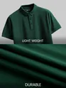Lush Green Plus Size Polo T-shirt