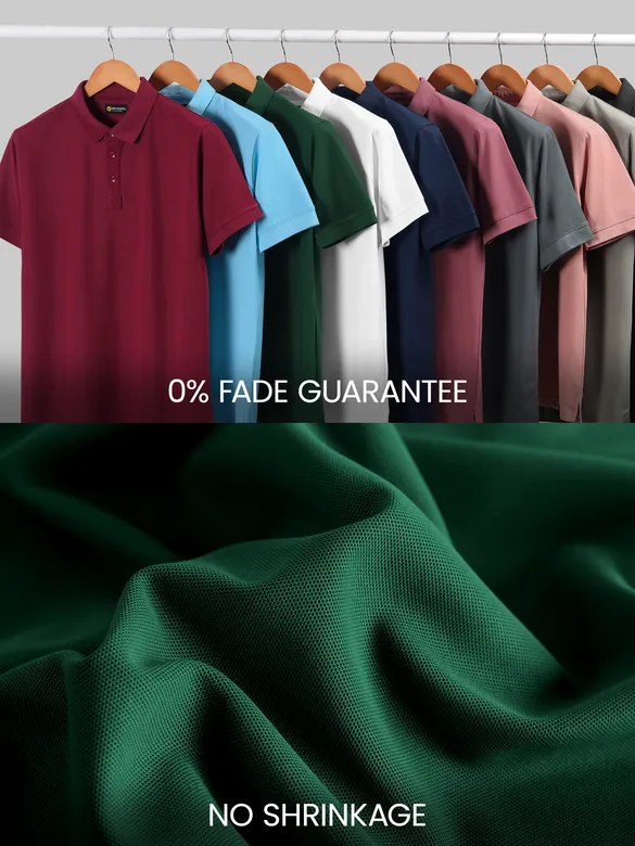 Lush Green Plus Size Polo T-shirt