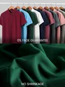 Lush Green Plus Size Polo T-shirt