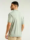 Pista Green Structured Polo T-Shirt