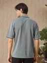Light Grey Melange Polo T-shirt