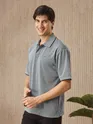 Light Grey Melange Polo T-shirt