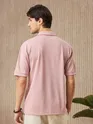 Rose Shadow Melange Polo T-shirt