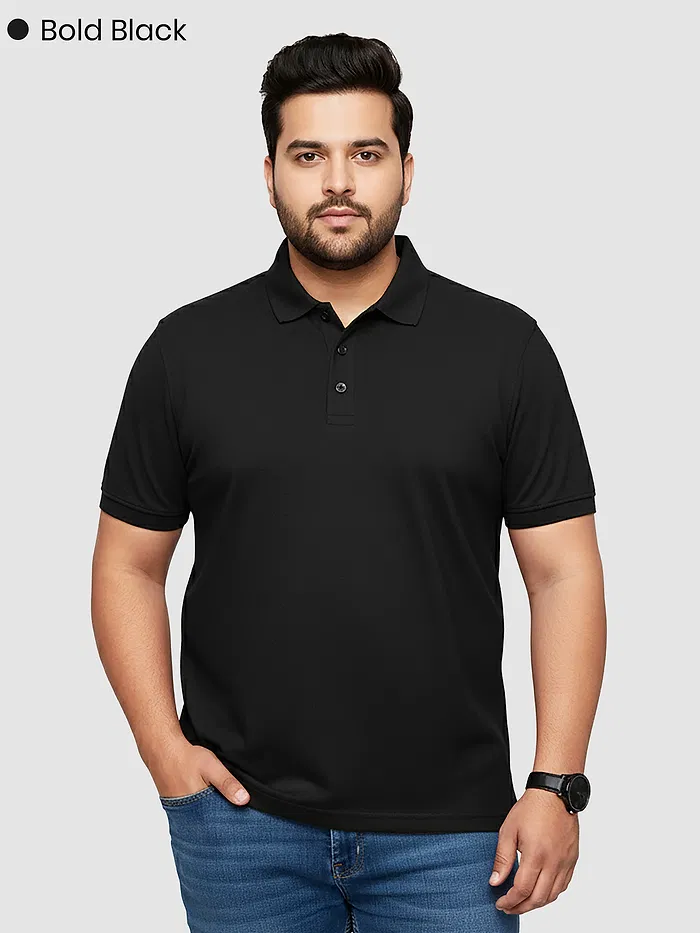 Pick Any 3- Plus Size Polo T-shirt Combo