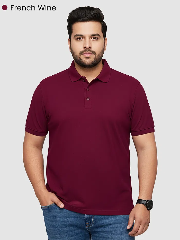 Pick Any 3- Plus Size Polo T-shirt Combo