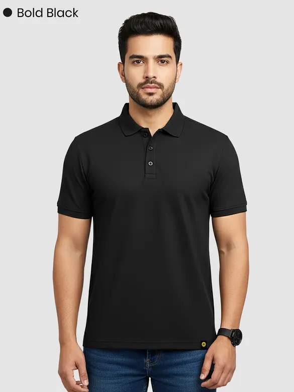 Navy Blue Polo T Shirts For Men