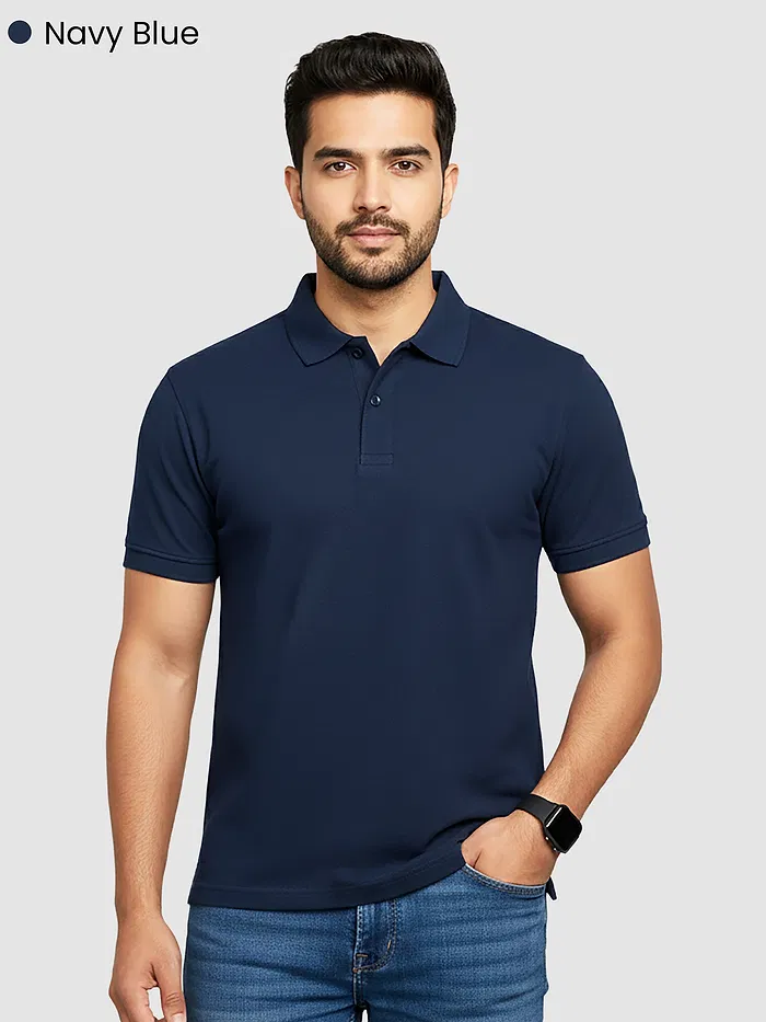 Blue Polo T Shirts For Men
