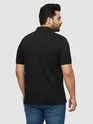 Bold Black Plus Size Polo T-shirt