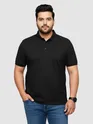 Bold Black Polo T shirt, 