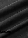 Black Wave Jacquard Textured Polo T-Shirt