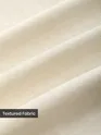 Off White Check Jacquard Textured Polo T-Shirt