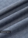 Teal Blue Check Jacquard Textured Polo T-Shirt