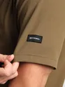 Brown Sporty Zipper Polo T-Shirt