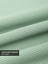 Sage Green Raglan Sleeve Zipper Polo T-Shirt