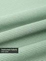 Sage Green Raglan Sleeve Zipper Polo T-Shirt