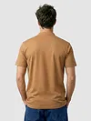 Golden Brown Solid Henley T-shirt