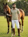 Sage Green Brush Stroke Jacquard Textured Zipper Polo T-Shirt