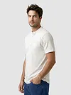 White Solid Henley T-shirt