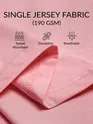 404 Printed Soft Pink Oversized T-shirt for Men