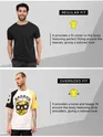Badass White Color Block Oversized T-shirt for Men