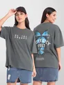 Be The Change Printed Oversized T-shirt for Women