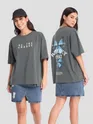 Be The Change Printed Oversized T-shirt for Women