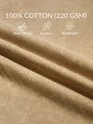 Beige Acid Wash Oversized T-Shirt for Men