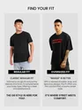 Black Emotionally Unavailable Oversized T-Shirt