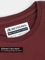 Brick Brown Plain Oversized T-shirt for Men