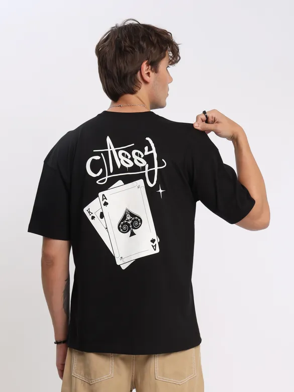 Classy Printed Oversized T-shirt for Men