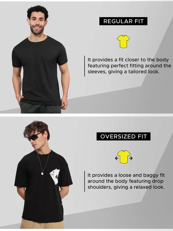 Classy Printed Oversized T-shirt for Men