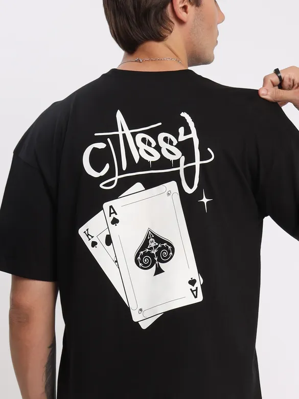 Classy Printed Oversized T-shirt for Men